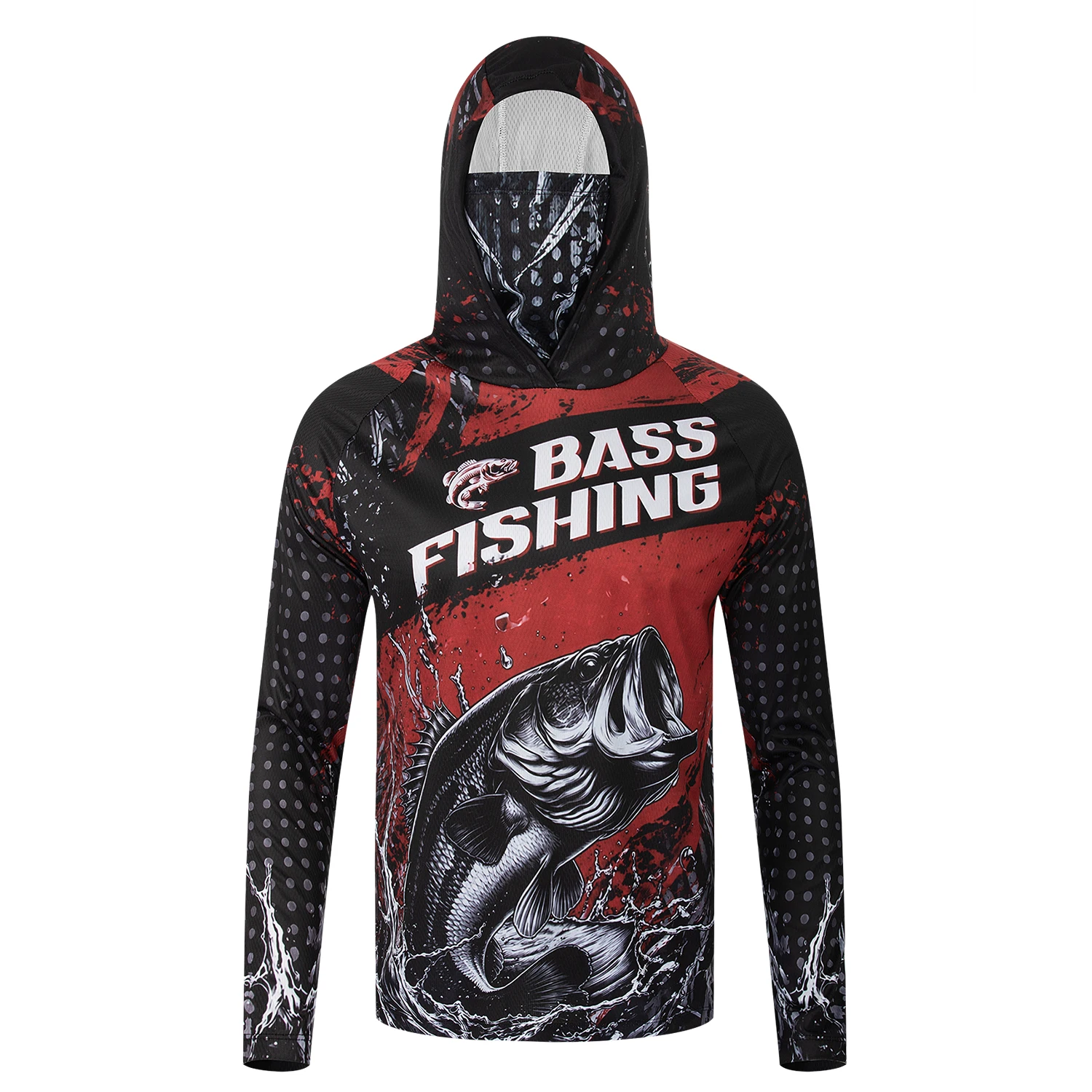 Hoodie Pancing Pria UPF50+ den - Fishing Mask Sun Protection ulasan dan harga